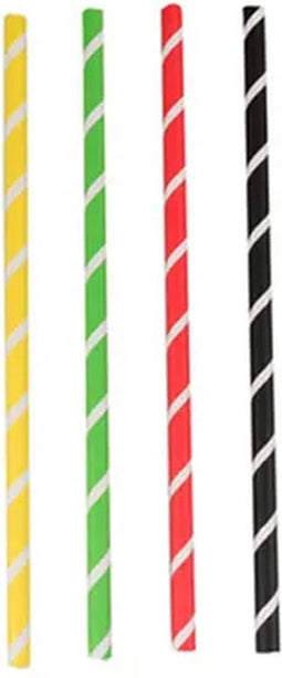 drinkrietje papier Milkshake ø8mm x 230mm 500 stuks