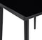 vidaXL - Tuintafel - 80x80x74 - cm - staal - en - glas - zwart