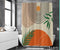 Loti Living Douchegordijn - Waterdicht - Anti Schimmel - Textured art - 180 x 200 cm