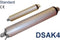 Drive System Europe by MSW Elektrische cilinder DSAK4-12-100-300-IP54 10070183 Slaglengte 300 mm Schuifkracht 100 N 12