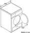 Bosch WTE84103NL - Condensdroger - 7 kg - Energieklasse B