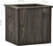 vidaXL - Plantenbak - verhoogd - 38x41x40 - cm - massief - grenenhout - donkergrijs