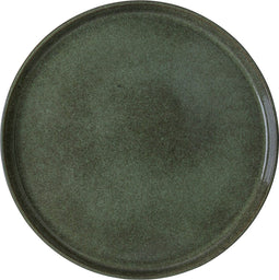 Dutch Rose Serenity Borden - Dinerborden - Ø 27cm - Stoneware Handgemaakt - Groen
