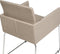 Set van 2 eetkamerstoelen GOMEZ Beige