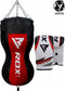 RDX Sports Body Bokszak + Handschoenen - Incl. Ketting En Vloerstrap