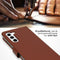 Selencia Galaxy S23 Plus - Echt Lederen Bookcase - 3 Pashouders - Bruin