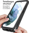iMoshion Hoesje Geschikt voor Samsung Galaxy S21 FE Hoesje - iMoshion 360° Full Protective Case - Zwart / Transparant
