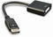 Gembird A-DPM-DVIF-002 - DisplayPort naar DVI adapterkabel - 10 cm - Zwart