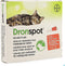 Dronspot Spot On Ontwormingsmiddel voor middelgrote katten (2,5 kg - 5 kg) 2 pipetten