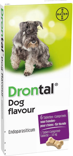 Drontal Dog Tasty Ontworming - Hond - 6 tabletten