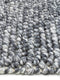 Drops Dark Grey Vloerkleed - 200x300 - Rechthoek - Laagpolig,Structuur Tapijt - Industrieel - Antraciet, Grijs