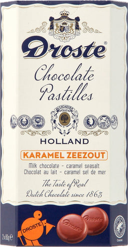 Droste pastilles karamel zeezout - 2x 80g