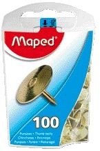 Maped Office - Punaises maped messing 100st