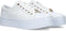 GUESS Bells - Lage sneakers - Leren - Goudkleurige accenten - Wit - Maat 41