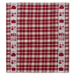DDDDD theedoek kitchen 60 x 65 red per 6 stuks