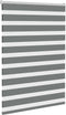 vidaXL - Zebra - rolgordijn - 95x100 - cm - stofbreedte - 90,9 - cm - donkergrijs