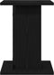 vidaXL - Plantstandaard - 2 - stuks - Zwart - Eiken - 30x30x40 - cm - Engineered - Wood