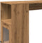 vidaXL - Bartafel - met - rekken - 101x40x103,5 - cm - hout - artisanaal - eikenkleur