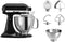 KitchenAid Artisan 5KSM175PSEOB - Keukenrobot - 4,8L RVS kom 300W - Onyx zwart
