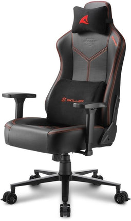 Sharkoon SKILLER SGS30 - Gaming chair - Hoofdsteun en lendenkussen - Rood