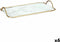 Dienblad Marmer Wit Gouden Metaal Glas 35 x 4,5 x 20 cm (6 Stuks)
