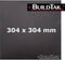 Drukbedfolie Surface 304 x 304 mm Nylon+ Surface BNP12X12