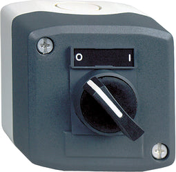 Drukknopkast met keuzeschakelaar - Zwart - 1NO - I/O - Harmony - Schneider Electric - XALD134