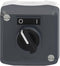 Drukknopkast met keuzeschakelaar - Zwart - 1NO - I/O - Harmony - Schneider Electric - XALD134