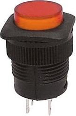 DRUKSCHAKELAAR OFF-(ON) ORANJE LED VERLICHTING (R1394B/A)