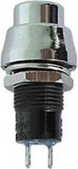 Drukschakelaar Off-On Zilver