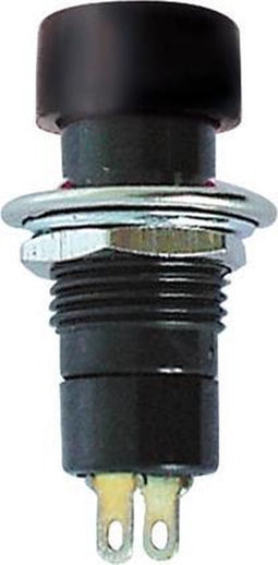 DRUKSCHAKELAAR OFF-(ON) ZWART (R1821B/B/125)