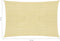 vidaXL - Zonnescherm - HDPE - rechthoekig - 4x6 - m - beige