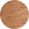 vidaXL - Tafelblad - rond - Ø70x1,5 - cm - bewerkt - massief - eikenhout - lichtbruin