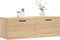 vidaXL - Wandkast - 100x36,5x35 - cm - bewerkt - hout - sonoma - eikenkleurig