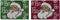 Deurmat DKD Home Decor Kerstmis PVC Kerstman Kokosvezel (60 x 40 x 1,5 cm) (2 Stuks)