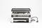 Solis 5 in 1 Tafelgrill 791 - Gourmetstel 4 Personen - Grill Wok Pizzamaker Raclette Pannenkoeken - Zilver (4 stuks)