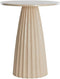 Light & Living Veglia - Bijzettafel - Modern design - Ø45cm - Zand
