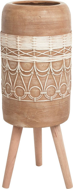 DRYOPTERIS - Bloempot - Lichtbruin - Magnesium