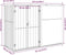 vidaXL - Tuinschuur - 225x89x161 - cm - gegalvaniseerd - staal - antracietkleurig