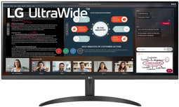 LG 34WP500-B - UltraWide™ Monitor 2560x1080 75Hz - Zwart