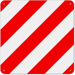 DS Covers waarschuwingsbord voor Star fietshoes 50 x 50