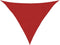 vidaXL - Zonnezeil - 160 - g/m² - 4x4x5,8 - m - HDPE - rood