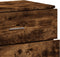 vidaXL - Dressoir - 60x39x80 - cm - bewerkt - hout - gerookt - eikenkleurig