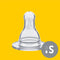 Medela Slow Flow reservespenen - Speen voor Medela flessen - Silicone - Maat S (2 stuks)