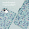 iMoshion Hoesje Geschikt voor iPhone SE (2022) / SE (2020) / 8 / 7 / 6s / 6 Hoesje Met Pasjeshouder - iMoshion Design Bookcase smartphone - Blauw / Blue Flowers