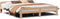 vidaXL - Bedframe - zonder - matras - massief - grenenhout - 200x200 - cm