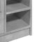 vidaXL - Wastafelkast - 63x29x55 - cm - bewerkt - hout - betongrijs