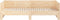 vidaXL - Slaapbank - uitschuifbaar - massief - grenenhout - 2x(90x190) - cm