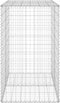 vidaXL - Schanskorfmuur - met - deksels - 100x60x100 - cm - gegalvaniseerd - staal