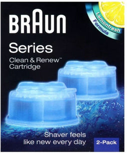 Braun Clean & Renew - Reinigingsvloeistof Scheerapparaat - Hygiënisch en verfrissend (2 stuks)